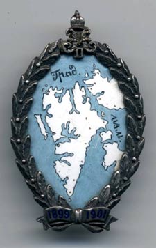 Spitzbergen Badge in Silver (avers)